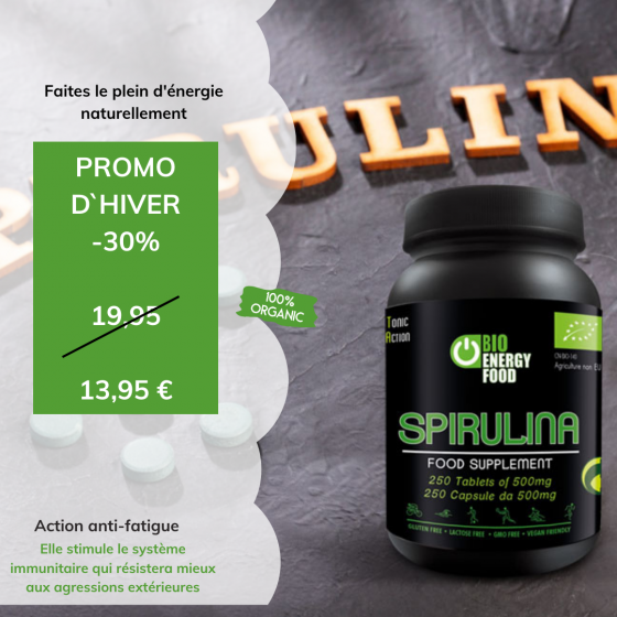 Spirulina in tavolette bio...